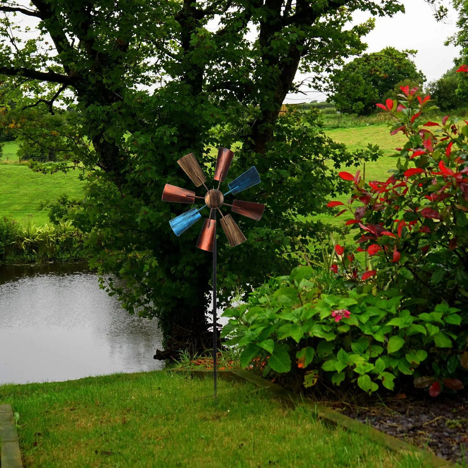 1Pcs Iron Windmill Decoration Garden Outdoor Decor Rotatable Yard Courtyard Landscape Windmill Adornment Grounds Insert Decor
1Pcs Iron Windmill Decoration Garden Outdoor Decor Rotatable Yard Courtyard Landscape Windmill Adornment Grounds Insert Decor