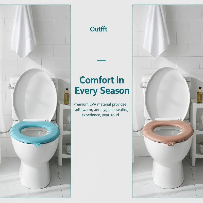 Soft EVA Toilet Seat Cover Waterproof Universal Four Seasons Pad Thick Warm Anti Slip Design for Bathroom
Soft EVA Toilet Seat Cover Waterproof Universal Four Seasons Pad Thick Warm Anti Slip Design for Bathroom