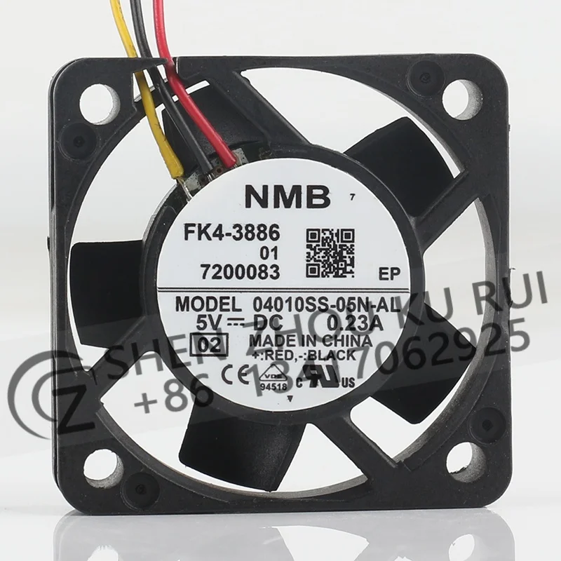 40X40X10MM New original NMB DC 5V 0.23A 1.15W AC EC 4CM inverter micro bearing 4010 three-wire 04010SS-05N-AL cooling fan
40X40X10MM New original NMB DC 5V 0.23A 1.15W AC EC 4CM inverter micro bearing 4010 three-wire 04010SS-05N-AL cooling fan