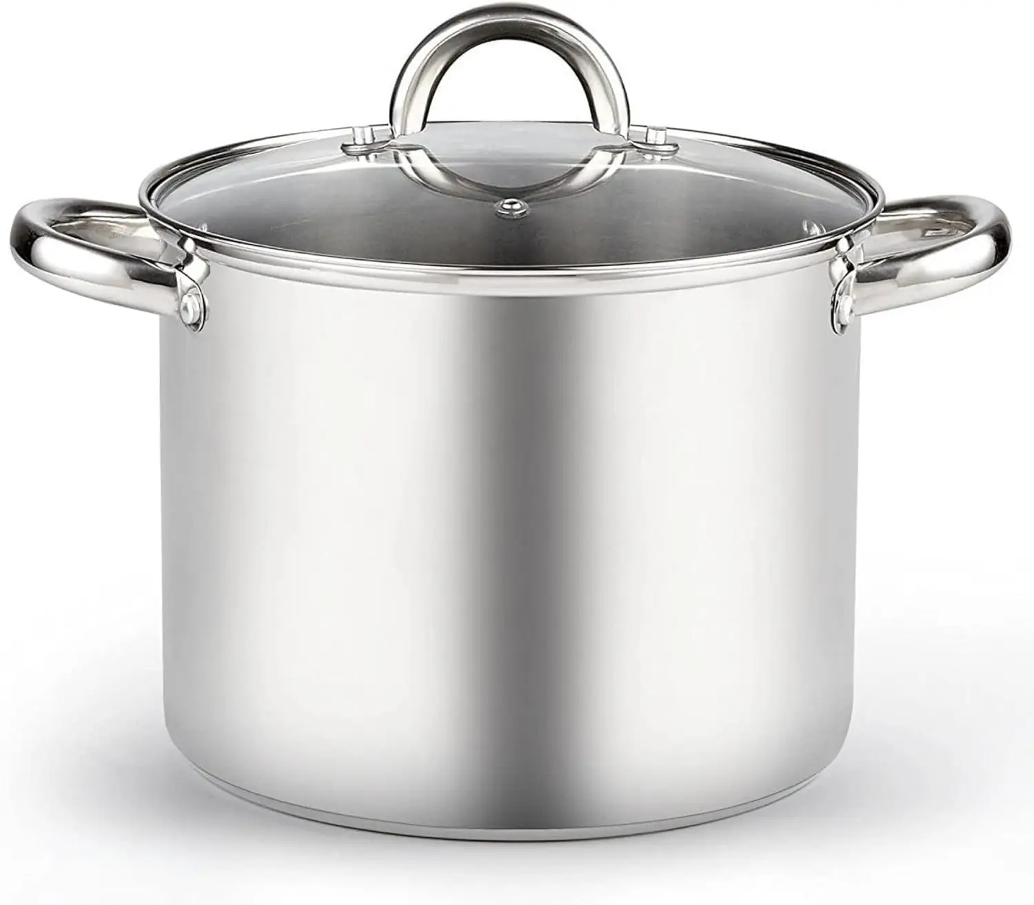 8 Quart Stainless Steel Stockpot with Lid - Induction Compatible, Large Capacity for Family Meals
8 Quart Stainless Steel Stockpot with Lid - Induction Compatible, Large Capacity for Family Meals