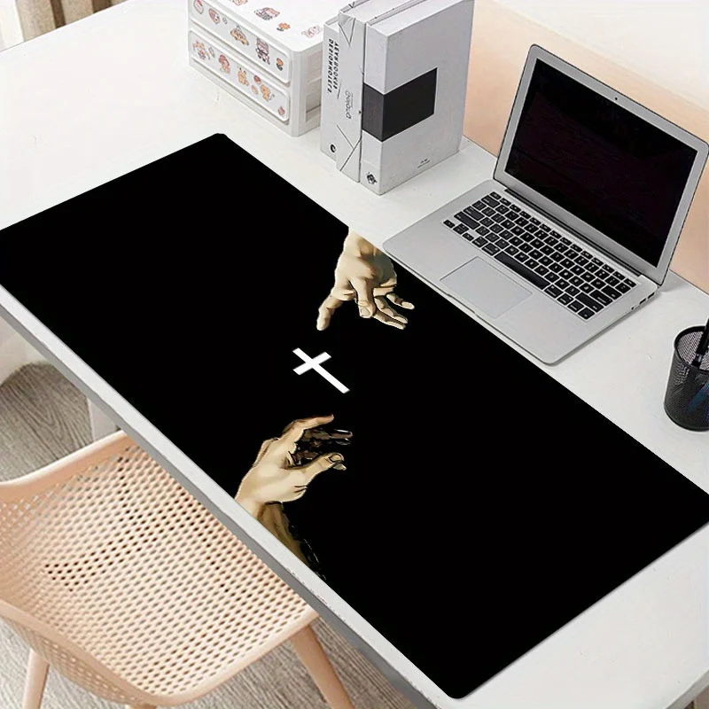 Black mouse pad Large Gaming Computer keyboard Pad Faith Desk mat Natural rubber non-slip Office mouse pad Desktop Accessories
Black mouse pad Large Gaming Computer keyboard Pad Faith Desk mat Natural rubber non-slip Office mouse pad Desktop Accessories