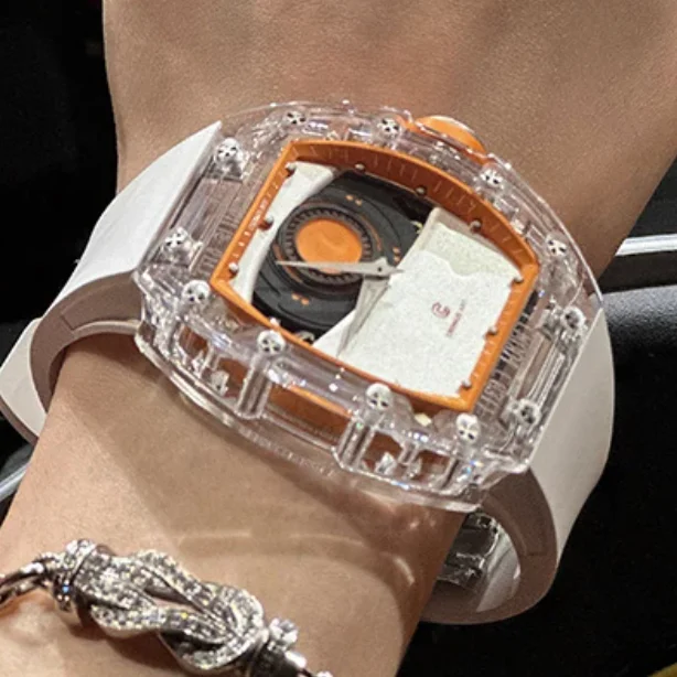 CRONUSART Men Automatic Watch Luxury 50mm Tonneau Mechanical Wristwatch Acrylic Case Luminous Mars Eye Dial
CRONUSART Men Automatic Watch Luxury 50mm Tonneau Mechanical Wristwatch Acrylic Case Luminous Mars Eye Dial