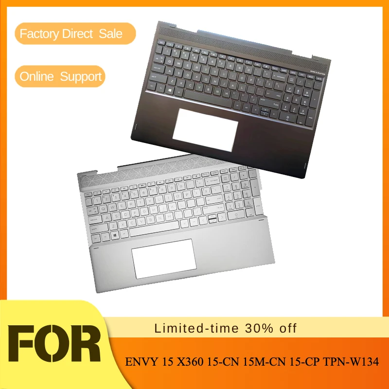 Palm rest case / upper cover / keyboard For ENVY 15 X360 15-CN 15M-CN 15-CP TPN-W134
Palm rest case / upper cover / keyboard For ENVY 15 X360 15-CN 15M-CN 15-CP TPN-W134