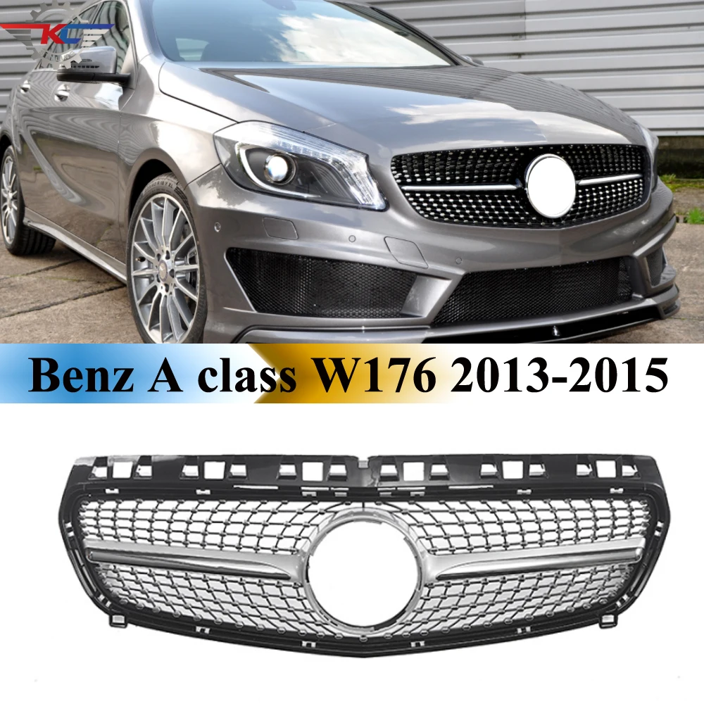 Diamond Grills For Mercedes-benz A Class W176 2013-2015 Pre-facelift Auto Front Bumper Lip Grille
Diamond Grills For Mercedes-benz A Class W176 2013-2015 Pre-facelift Auto Front Bumper Lip Grille