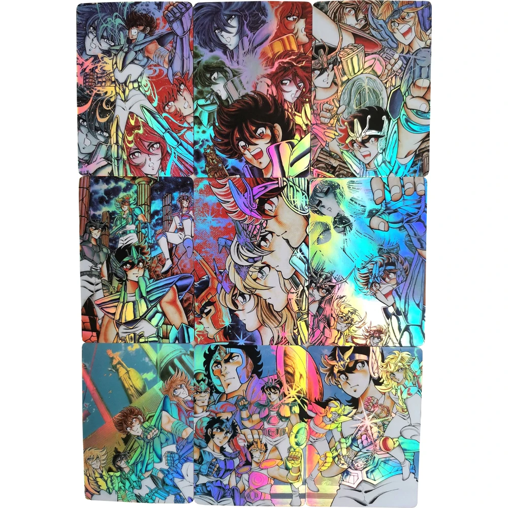 18pcs/set Saint Seiya Flash Card collection Toy Gold Saint Hyoga Shiryu flash card Hobby Collectibles Game Collection Anime Card
18pcs/set Saint Seiya Flash Card collection Toy Gold Saint Hyoga Shiryu flash card Hobby Collectibles Game Collection Anime Card