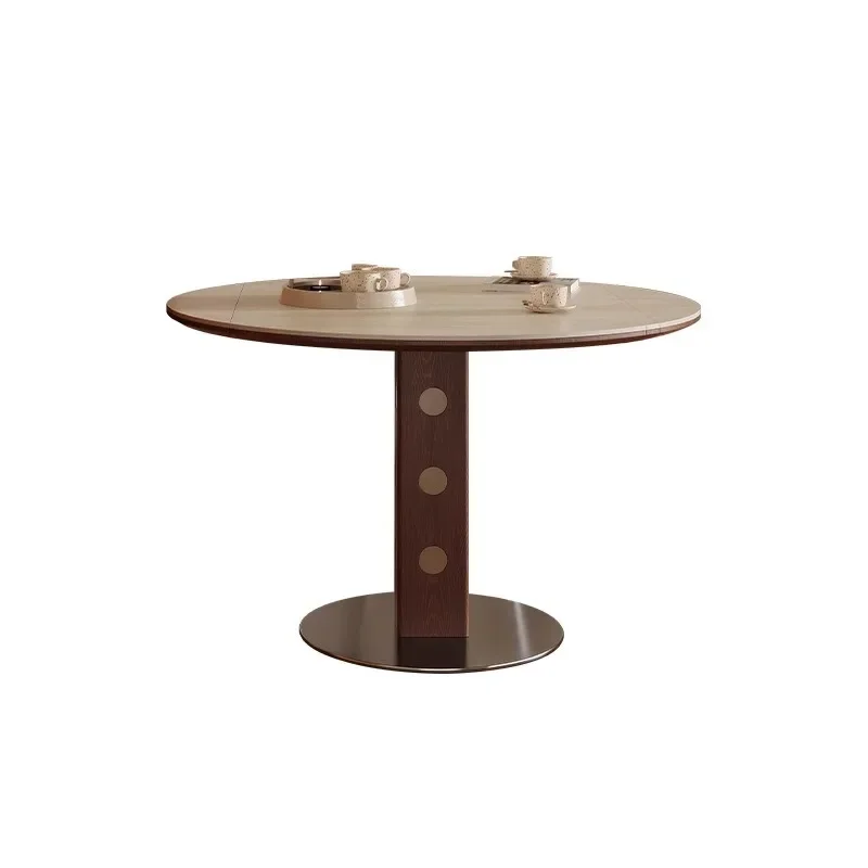 round square solid wood retractable medium and ancient style small apartment folding dining table and chair combination
round square solid wood retractable medium and ancient style small apartment folding dining table and chair combination