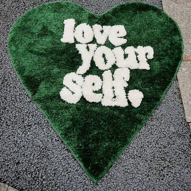 Green Tufting Heart Bedroom Rug Fluffy Letters Carpet Living Area Foot Pad Kids Room Doormat Aesthetic Home Warm Decor Rugs
Green Tufting Heart Bedroom Rug Fluffy Letters Carpet Living Area Foot Pad Kids Room Doormat Aesthetic Home Warm Decor Rugs