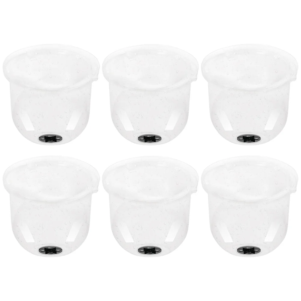 6 Pcs Thermal Insulation Nursery Cover Plant Protector Covers Garden Dome Frost Protection for Plants
6 Pcs Thermal Insulation Nursery Cover Plant Protector Covers Garden Dome Frost Protection for Plants