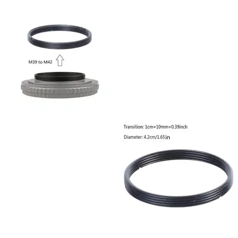 M39 to M42 Screw Mount Adapter Ring for Leica L39 LTM Lens to Pentax M39-M42