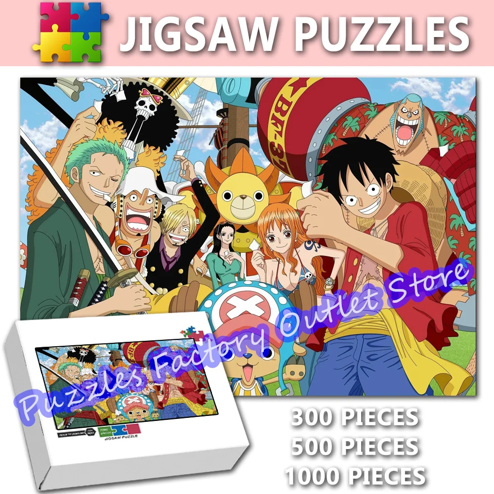 One Piece: Пазлы «Приключение Золотой Остров», 300/500/1000 шт., пазлы с мультяшным принтом в стиле аниме для детей, развивающие игрушки
One Piece: Пазлы «Приключение Золотой Остров», 300/500/1000 шт., пазлы с мультяшным принтом в стиле аниме для детей, развивающие игрушки