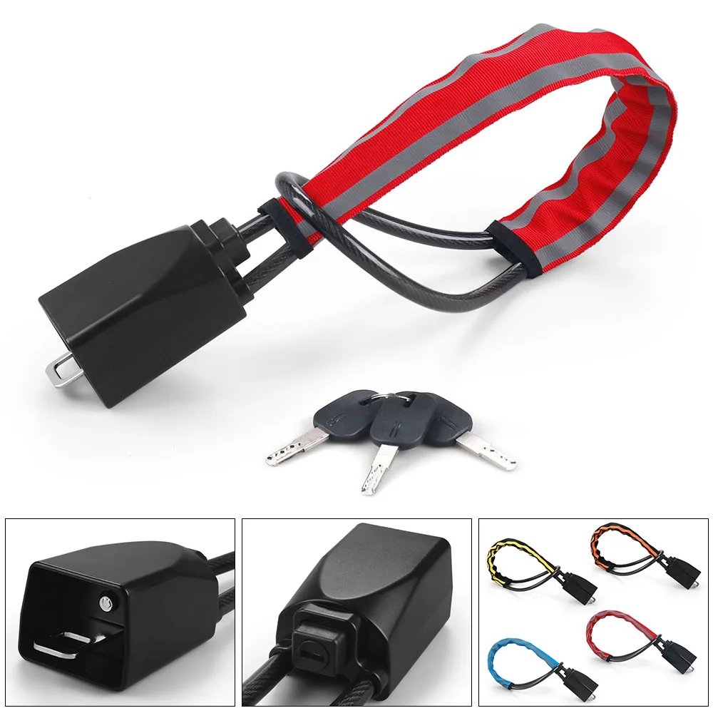 Противоугонный замок на руль для грузовиков, внедорожников, фургонов и автодомов со светоотражающей полосой, зажимом для ремня безопасности и 3 ключами
Противоугонный замок на руль для грузовиков, внедорожников, фургонов и автодомов со светоотражающей полосой, зажимом для ремня безопасности и 3 ключами