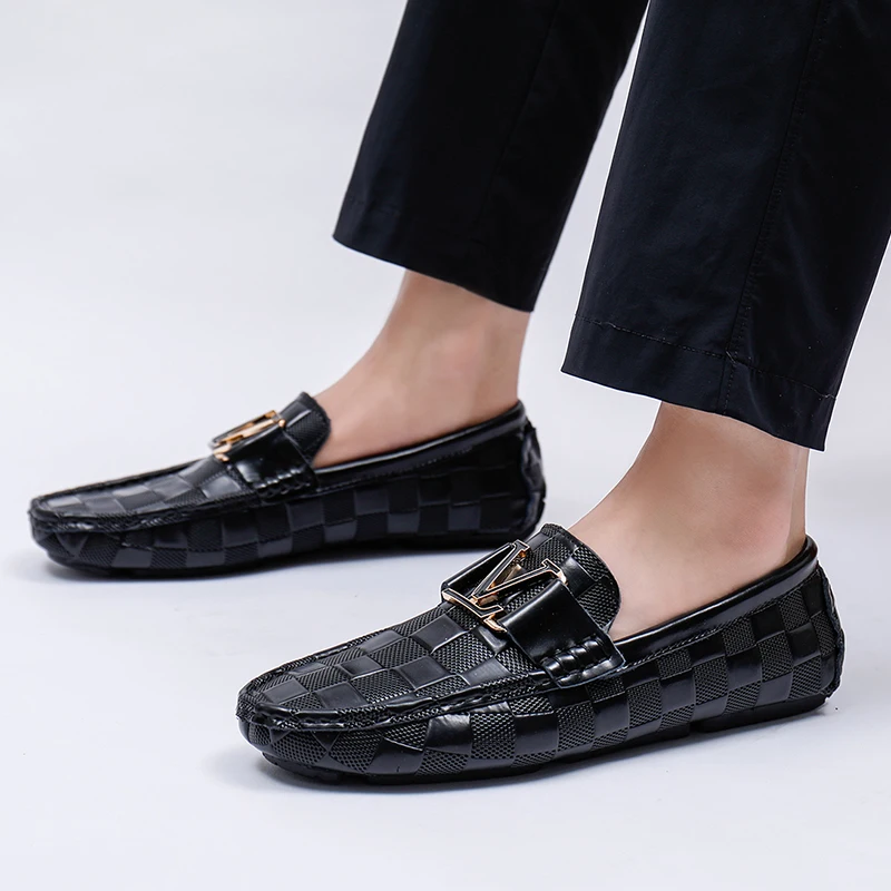 Fashion Brand Spring Round Toe Breathable Casual Loafers High-quality Mens Comfortable Cowhide Non Slip Soft Soled Driving Shoes
Fashion Brand Spring Round Toe Breathable Casual Loafers High-quality Mens Comfortable Cowhide Non Slip Soft Soled Driving Shoes