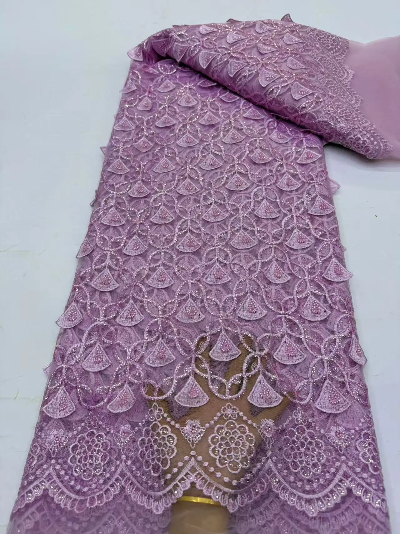 5 Yards Luxury African Lace Tulle Fabric 2025 French 3D Embroidered Applique Sequins Fabrics For Party Sewing NJ6237
5 Yards Luxury African Lace Tulle Fabric 2025 French 3D Embroidered Applique Sequins Fabrics For Party Sewing NJ6237