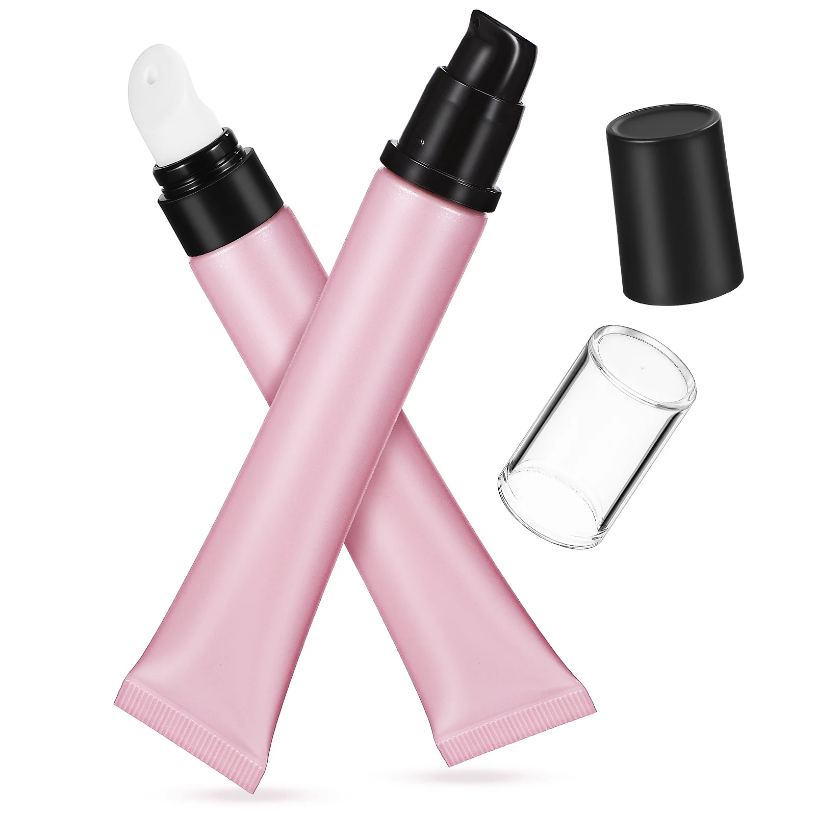 2Pcs Travel Mini Refillable Lip Gloss Tubes Empty Makeup Squeeze Tubes Portable Sample Packing Containers
2Pcs Travel Mini Refillable Lip Gloss Tubes Empty Makeup Squeeze Tubes Portable Sample Packing Containers