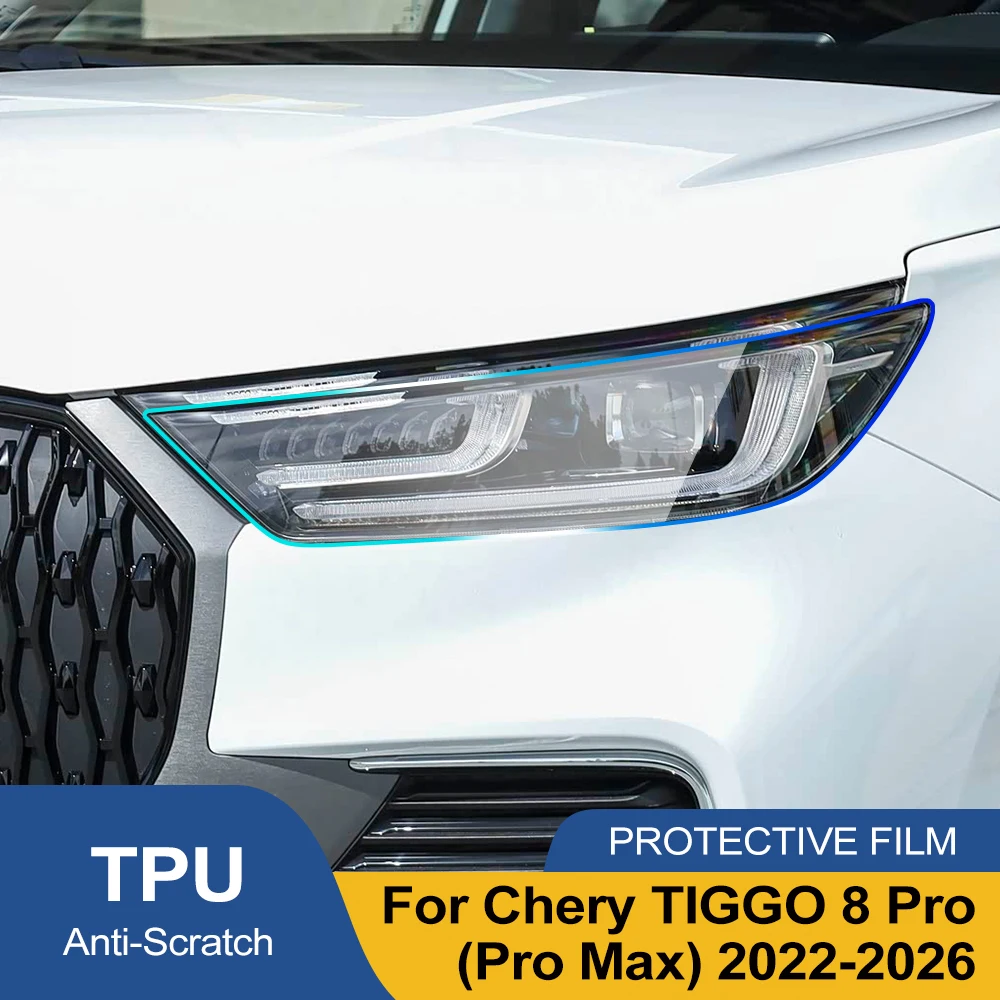 For Chery TIGGO 8 Pro/MAX 2022-2026 High-Gloss Smoke Black TPU Headlight PPF Film Pre-Cut Anti-Scratch Protective Vinyl Wrap Kit
For Chery TIGGO 8 Pro/MAX 2022-2026 High-Gloss Smoke Black TPU Headlight PPF Film Pre-Cut Anti-Scratch Protective Vinyl Wrap Kit