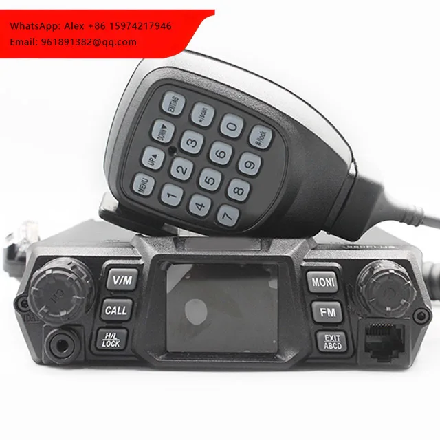 New KT-980plus Mini Mobile Car Walkie-talkie VHF UHF Radio Dual Frequency 200 Channels FM 25W 30KM Communication Distance
New KT-980plus Mini Mobile Car Walkie-talkie VHF UHF Radio Dual Frequency 200 Channels FM 25W 30KM Communication Distance