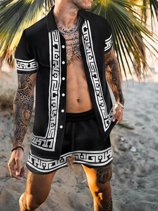Fleach ort Sve irt Suit Men's Casual Sportswear ort Pants irt Set Summer Season Chinese Manufacturer
Fleach ort Sve irt Suit Men's Casual Sportswear ort Pants irt Set Summer Season Chinese Manufacturer