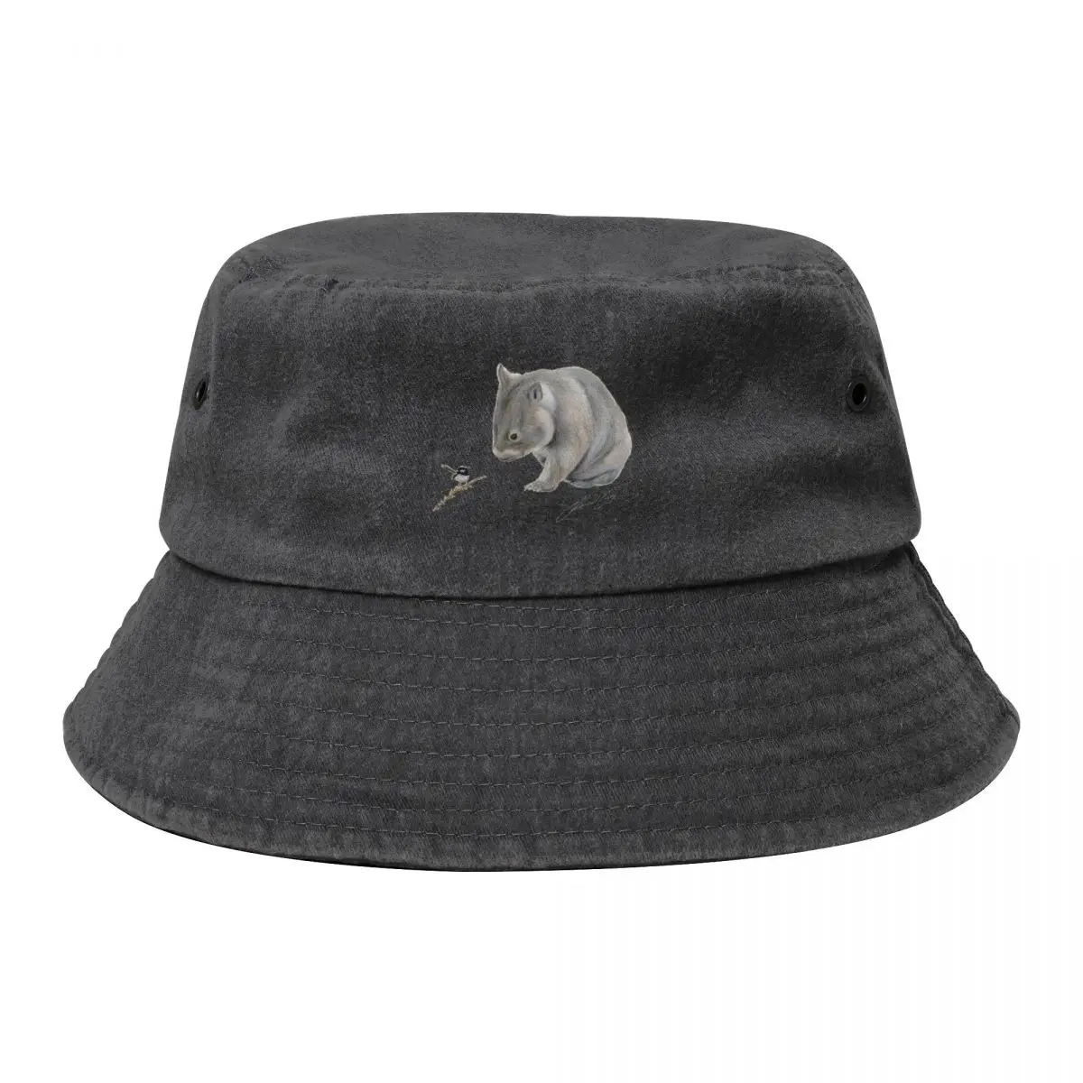 Wombat and Blue Wren Friends with signature. Superb blue fairy wren. Bucket Hat luxury caps New Hat custom Hat Woman Men's
Wombat and Blue Wren Friends with signature. Superb blue fairy wren. Bucket Hat luxury caps New Hat custom Hat Woman Men's