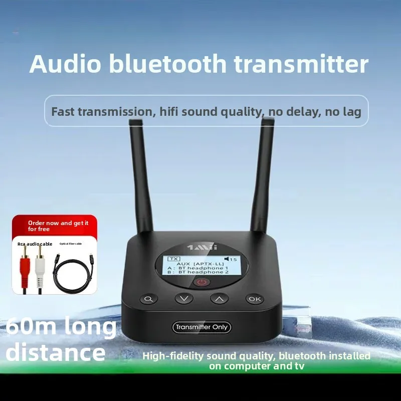 Bluetooth transmitter audio bluetooth adapter aptx low latency high fidelity b06tx+
Bluetooth transmitter audio bluetooth adapter aptx low latency high fidelity b06tx+