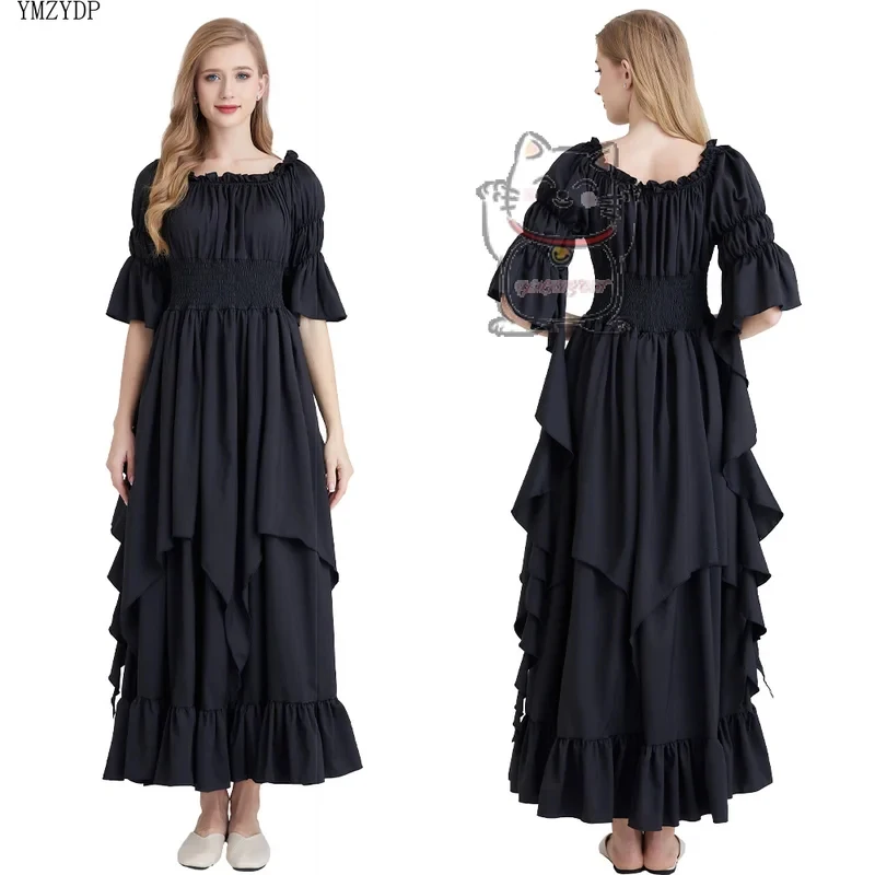 ▶❤New Halloween Women's Sexy Palace Queen Role Playing Dress Medieval Retro Noble Waist Small Sleeve Set Carnival Party Dress ❤◀
▶❤New Halloween Women's Sexy Palace Queen Role Playing Dress Medieval Retro Noble Waist Small Sleeve Set Carnival Party Dress ❤◀