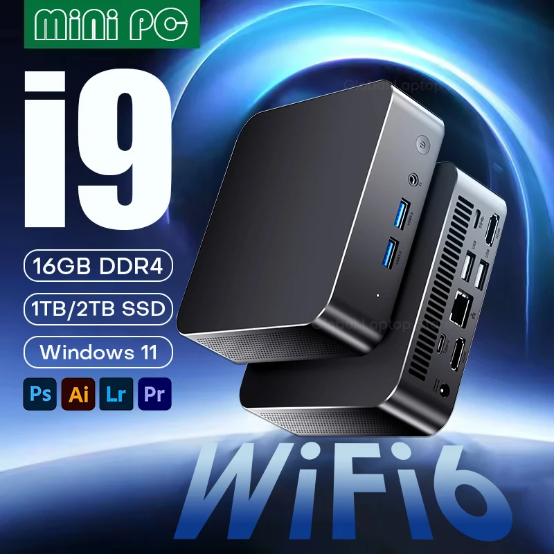 Мини-ПК Windows 11 Pro i9 8950HK 16 ГБ DDR4 512 ГБ 1 ТБ SSD ПК Геймерский компьютер Dual WIFI 6 BT5.2 4K HD Мини-игровой ПК Настольный компьютер
Мини-ПК Windows 11 Pro i9 8950HK 16 ГБ DDR4 512 ГБ 1 ТБ SSD ПК Геймерский компьютер Dual WIFI 6 BT5.2 4K HD Мини-игровой ПК Настольный компьютер