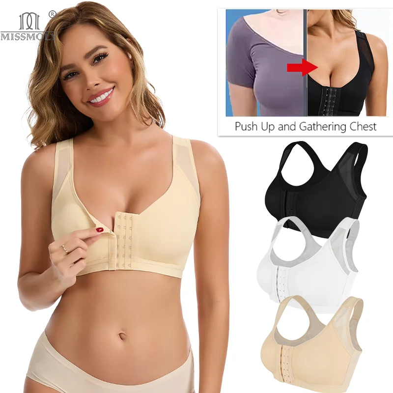 Miss Moly Women's Sexy Shapewear Bra High Stretch Breathable Underwear Compression Vest Push Up Sport Bra Back Support Tank Top
Miss Moly Women's Sexy Shapewear Bra High Stretch Breathable Underwear Compression Vest Push Up Sport Bra Back Support Tank Top