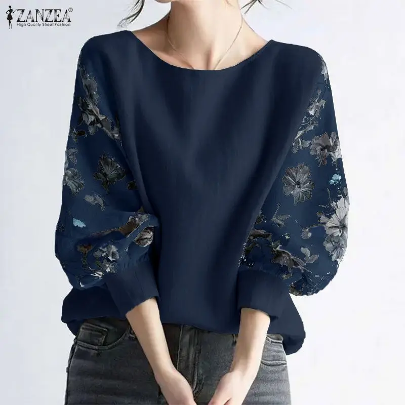 ZANZEA Autumn Blouses Women Stylish Long Sleeve Printed Blouse 2026 Spring Casual O Neck Tops Female Elegant Work Shirt Mujer
ZANZEA Autumn Blouses Women Stylish Long Sleeve Printed Blouse 2026 Spring Casual O Neck Tops Female Elegant Work Shirt Mujer