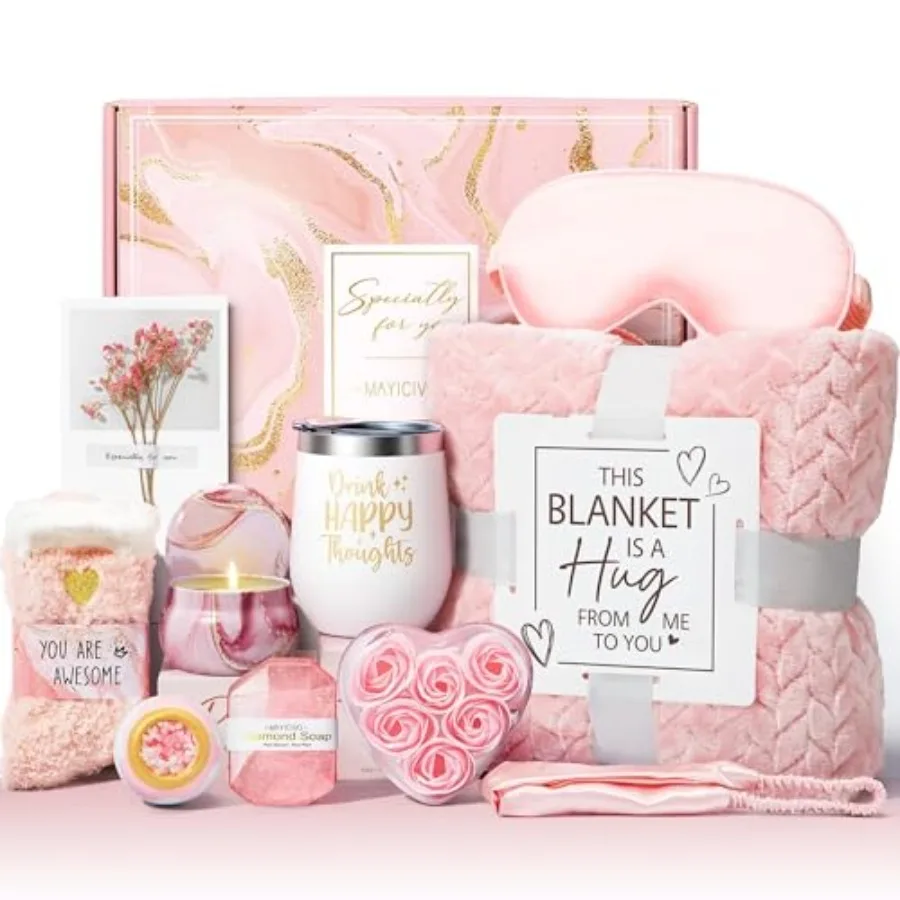 Mothers Day Birthday Gifts for Women Self Care Get Well Soon Gifts Rose Relaxing Spa Gift Basket Thinking of You Care Package w
Mothers Day Birthday Gifts for Women Self Care Get Well Soon Gifts Rose Relaxing Spa Gift Basket Thinking of You Care Package w