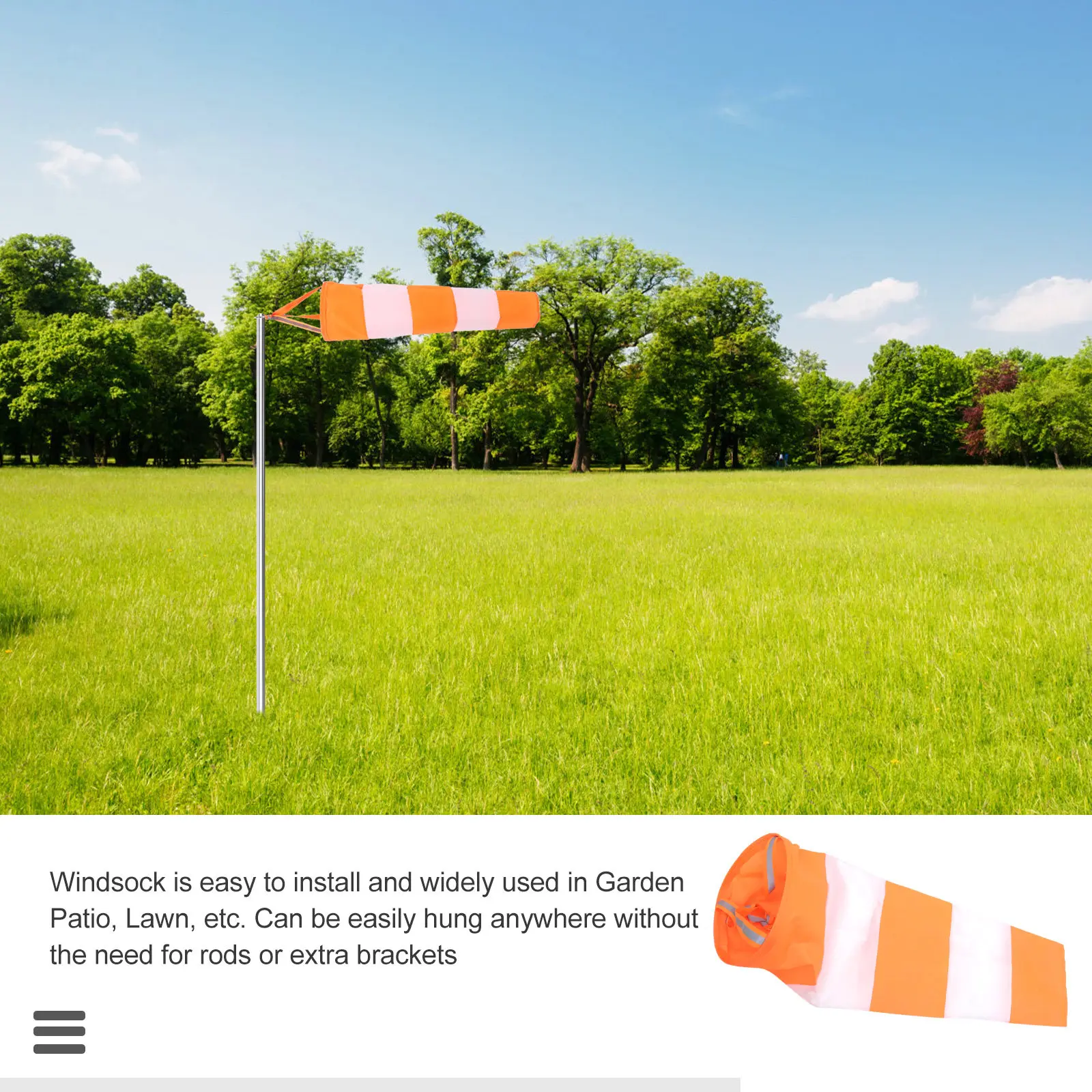 Флуоресцентный ветроуказатель из легкого нейлона для улицы, всепогодный, водонепроницаемый, для детей, легко устанавливается, со светоотражающим ремнем
Флуоресцентный ветроуказатель из легкого нейлона для улицы, всепогодный, водонепроницаемый, для детей, легко устанавливается, со светоотражающим ремнем