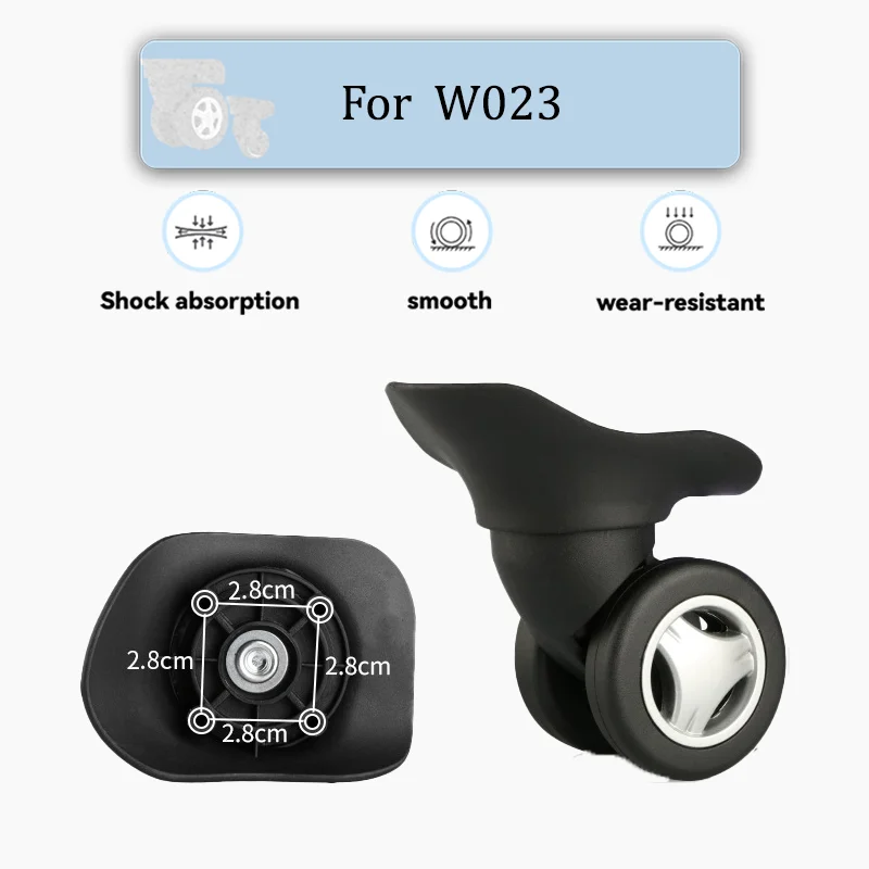 For W023 Universal Luggage Replacement Wheels Wear-Resistant Silent Swivel Casters for Suitcase Repair Parts Easy Install Heavy
For W023 Universal Luggage Replacement Wheels Wear-Resistant Silent Swivel Casters for Suitcase Repair Parts Easy Install Heavy