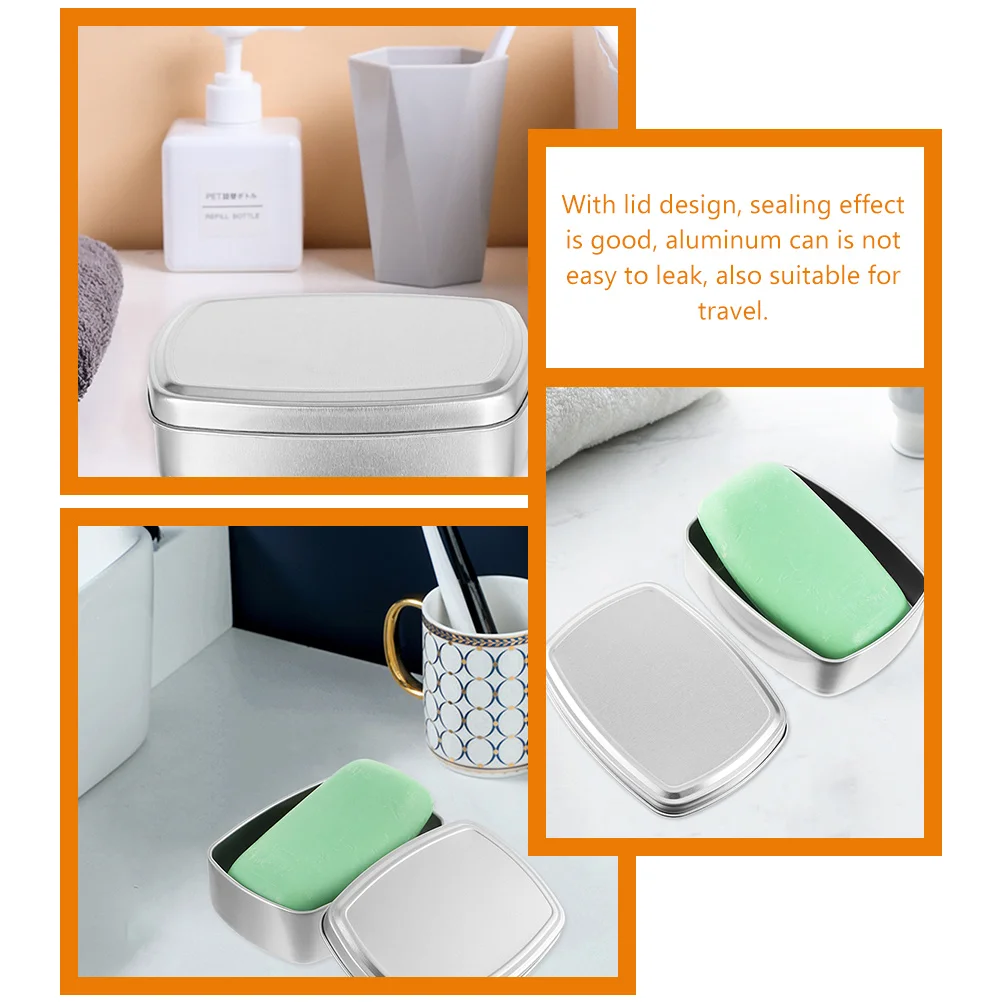 6pcs Aluminum Soap Boxes Mini Metal Rectangular Cans Storage With Lid Travel Camping Bathroom Kitchen Empty Refillable Cans
6pcs Aluminum Soap Boxes Mini Metal Rectangular Cans Storage With Lid Travel Camping Bathroom Kitchen Empty Refillable Cans