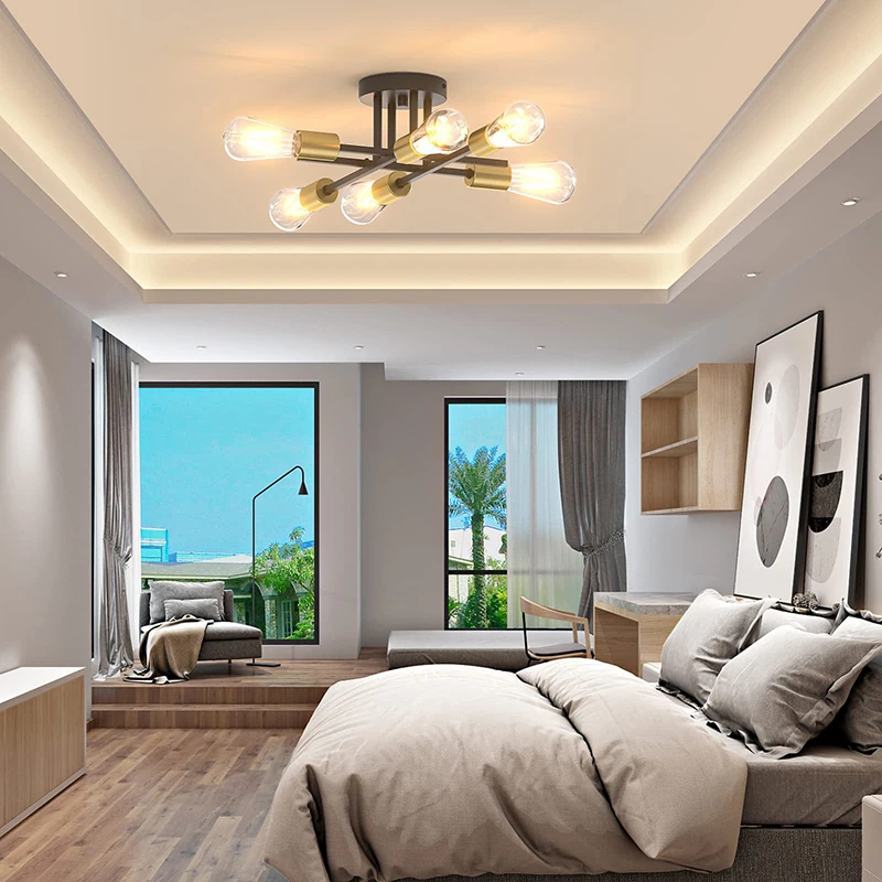 American living room led ceiling lamp wrought iron 6 hedgehog double pole light in the bedroom creative chandelier lamps.
American living room led ceiling lamp wrought iron 6 hedgehog double pole light in the bedroom creative chandelier lamps.