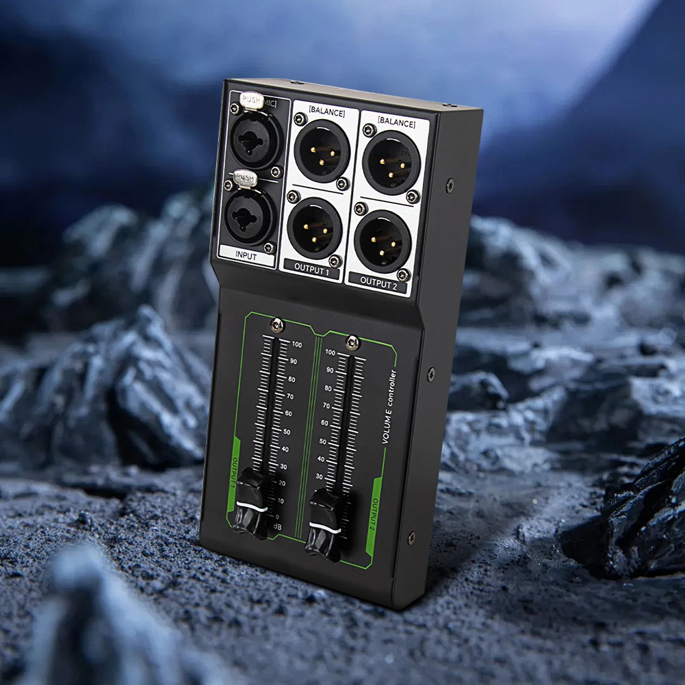 Passive Volume Controller Metal Music Volumes Controller Precise Volume Adjustment Volumes Controller Stereo Input and Output
Passive Volume Controller Metal Music Volumes Controller Precise Volume Adjustment Volumes Controller Stereo Input and Output