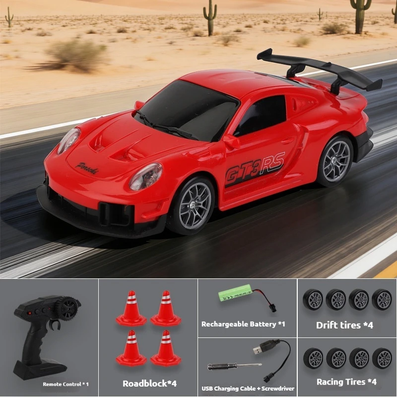 1:24 4wd Rc Remote Control Car 2.4g High Speed Drift Racing Vehicle Kids Toy Car Model Gift For Boys Children Indoor Outdoor Pla
1:24 4wd Rc Remote Control Car 2.4g High Speed Drift Racing Vehicle Kids Toy Car Model Gift For Boys Children Indoor Outdoor Pla