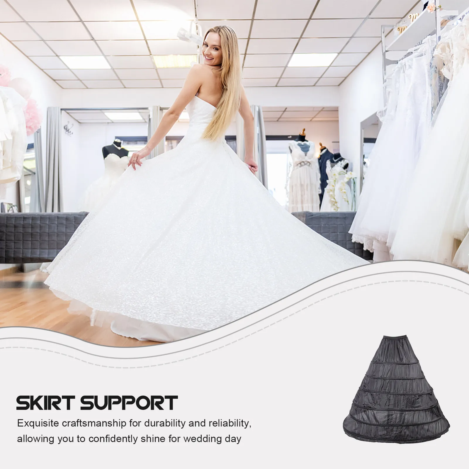 Wedding Petticoat Skirt Short Classic Color Elegant Dress Underskirt Bridal Prom Party Cosplay Women Girls Petticoats
Wedding Petticoat Skirt Short Classic Color Elegant Dress Underskirt Bridal Prom Party Cosplay Women Girls Petticoats