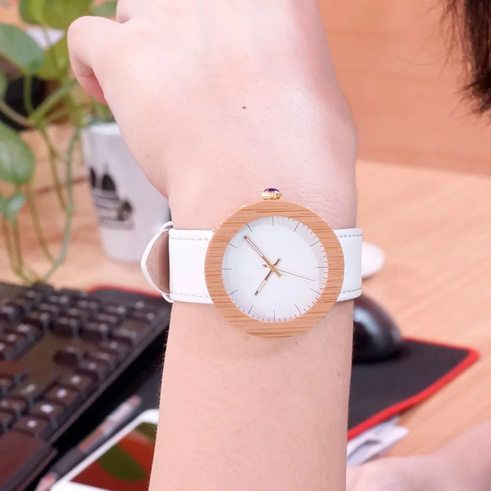 BOBO BIRD Women Wooden Watches Ladies Quartz Wristwatch Japan Movement Wooden Timepieces Leather Strap With Wooden Gift
BOBO BIRD Women Wooden Watches Ladies Quartz Wristwatch Japan Movement Wooden Timepieces Leather Strap With Wooden Gift