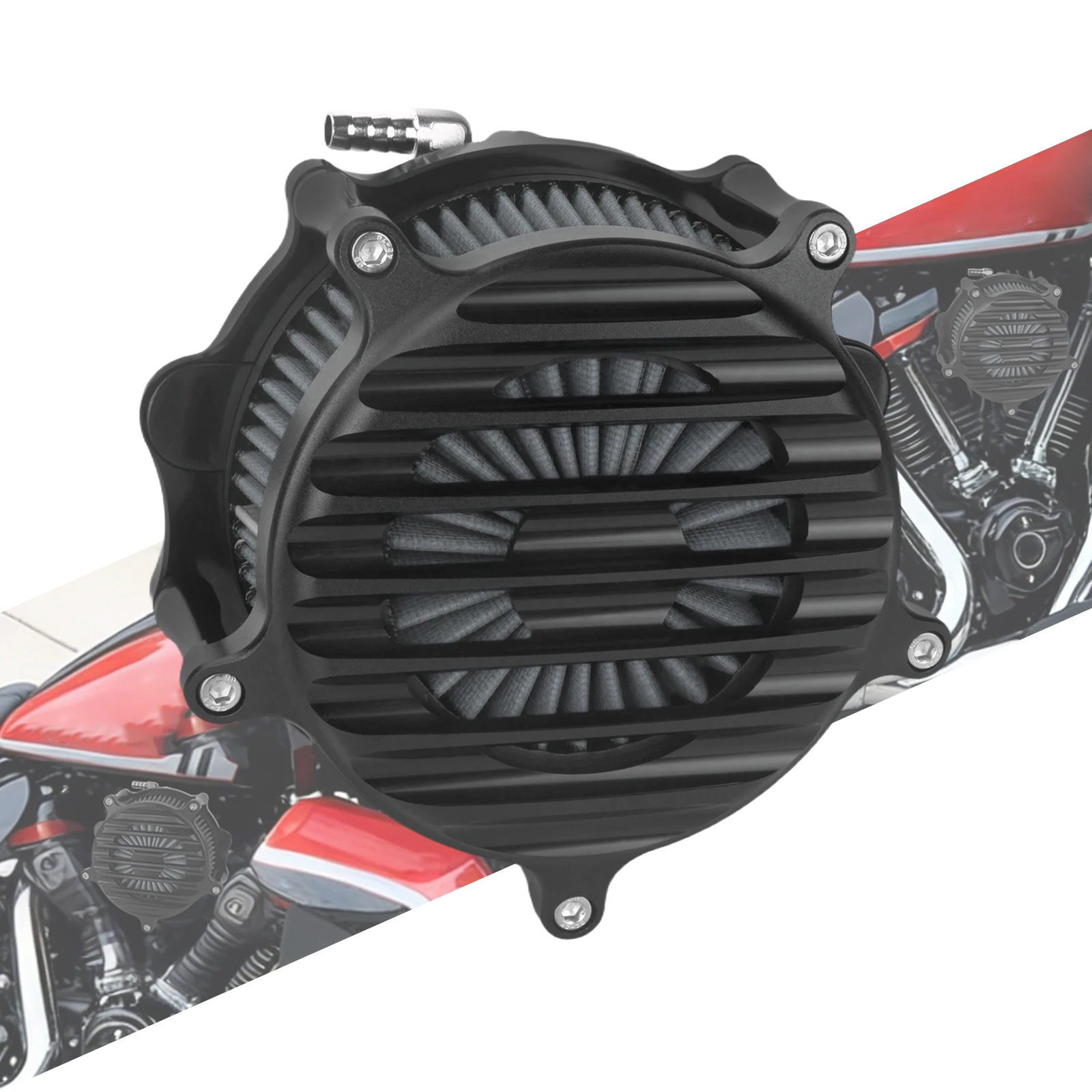 Motorcycle Black Premium Air Filter Element Fit For Harley Touring Street Glide Road Glide 2024-2025 CVO Edition Softail 2025
Motorcycle Black Premium Air Filter Element Fit For Harley Touring Street Glide Road Glide 2024-2025 CVO Edition Softail 2025
