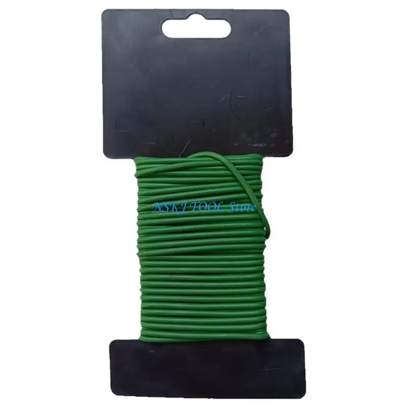L8RC Green Garden Plant Ties 2.5mmx10m Rubber Coated Wire for Climbing Roses Support
L8RC Green Garden Plant Ties 2.5mmx10m Rubber Coated Wire for Climbing Roses Support