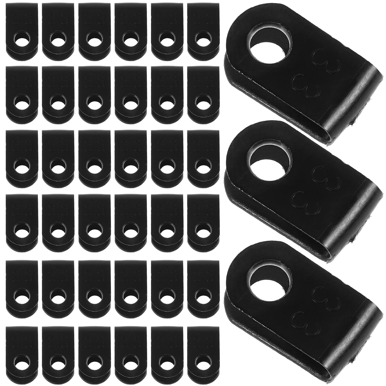 1000 Pcs 3U Shaped Cable Clamps Wire Management Fasteners Plastic Cord Organizer Tools Automotive Hose Tube Fixing
1000 Pcs 3U Shaped Cable Clamps Wire Management Fasteners Plastic Cord Organizer Tools Automotive Hose Tube Fixing
