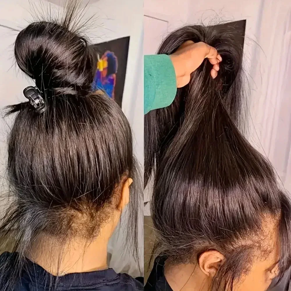 Straight Human Hair Wigs 250 Density 360 Full Glueless Wig For Women 30 40 Inch Lace Front Wig Body Wave Frontal Wig
Straight Human Hair Wigs 250 Density 360 Full Glueless Wig For Women 30 40 Inch Lace Front Wig Body Wave Frontal Wig