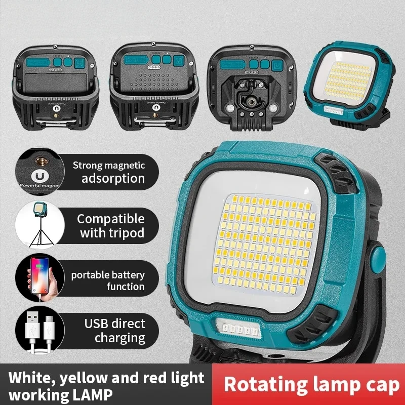 Portable LED Spotlight Lantern Strong Light Flashlight Outdoor Camping Fishing Emergency Rechargeable Magnetic Work Lamp W892
Portable LED Spotlight Lantern Strong Light Flashlight Outdoor Camping Fishing Emergency Rechargeable Magnetic Work Lamp W892