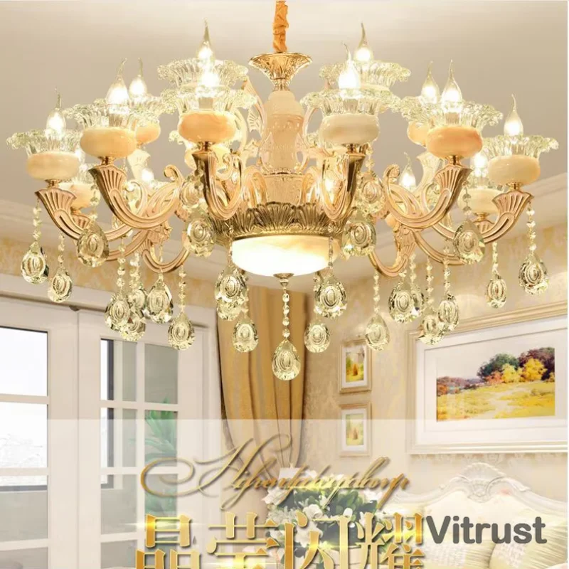 Ceramic Chandelier Luxury Atmosphere Living Room Bedroom Lighting European Pastoral Style Restaurant Crystal Lamps
Ceramic Chandelier Luxury Atmosphere Living Room Bedroom Lighting European Pastoral Style Restaurant Crystal Lamps