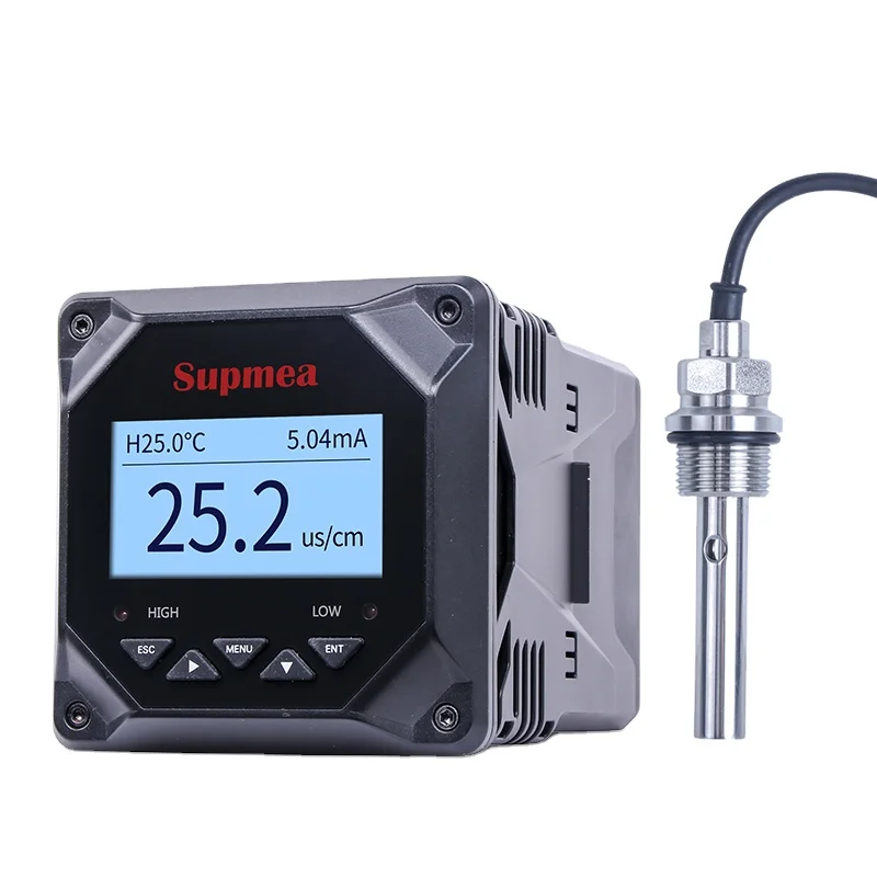 0.2% Supmea Water Chemical TDS Conductivity Sensor 4-20mA Online Digital Conductivity Meter
0.2% Supmea Water Chemical TDS Conductivity Sensor 4-20mA Online Digital Conductivity Meter