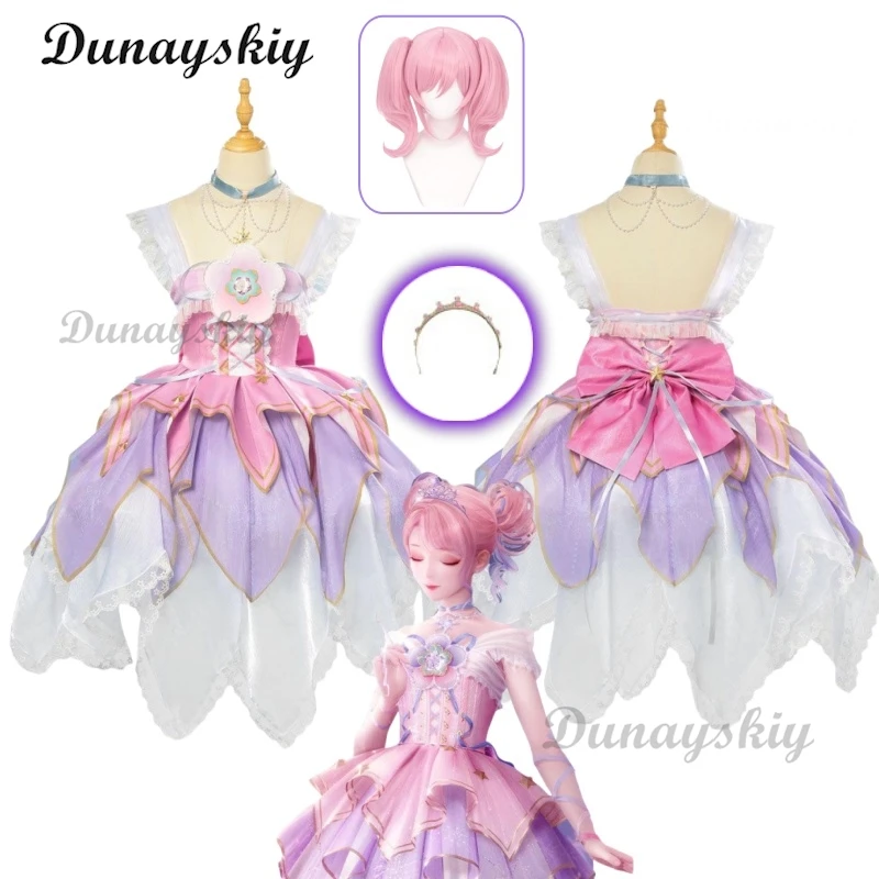 Игра Infinity Nikki костюмы для косплея аниме девушка розовое фиолетовое платье парик униформа костюм Nikki наряд принцессы женское платье по индивидуальному заказу
Игра Infinity Nikki костюмы для косплея аниме девушка розовое фиолетовое платье парик униформа костюм Nikki наряд принцессы женское платье по индивидуальному заказу