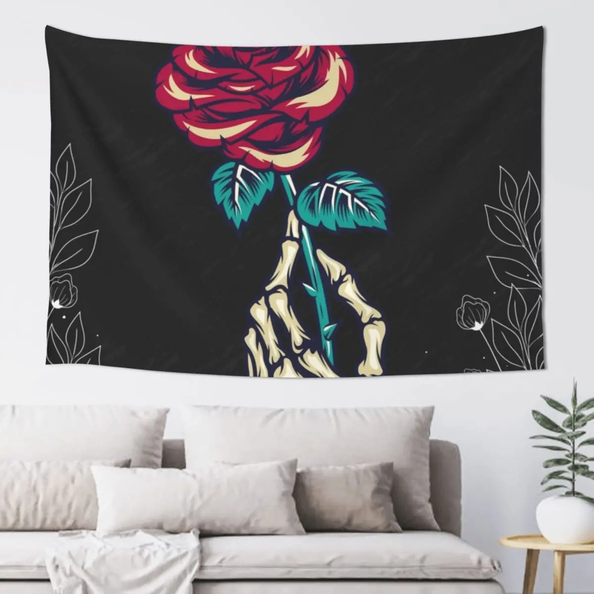 skeleton hand holding rose Tapestry Carpet On The Wall Tapete For The Wall Room Decorations Tapestry
skeleton hand holding rose Tapestry Carpet On The Wall Tapete For The Wall Room Decorations Tapestry