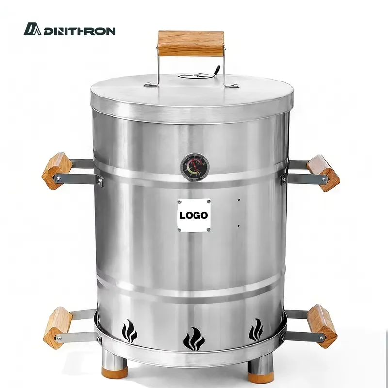 DA-Dinithron Portable BBQ Barrel Grill Stainless Steel Multi-Fuel Grill for Wood and Charcoal for Backyard Barbecue Cooking
DA-Dinithron Portable BBQ Barrel Grill Stainless Steel Multi-Fuel Grill for Wood and Charcoal for Backyard Barbecue Cooking
