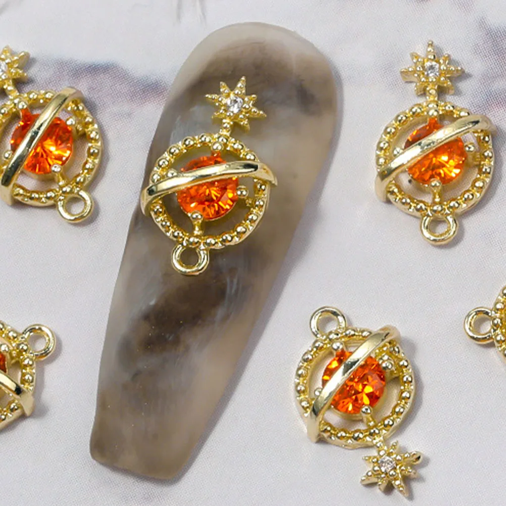 6pcs Zircon Planet Jewelry Colorful Nail Decorations Manicure Charms Fashion Alloy Art Accessories Unique Ornaments Decors DIY
6pcs Zircon Planet Jewelry Colorful Nail Decorations Manicure Charms Fashion Alloy Art Accessories Unique Ornaments Decors DIY