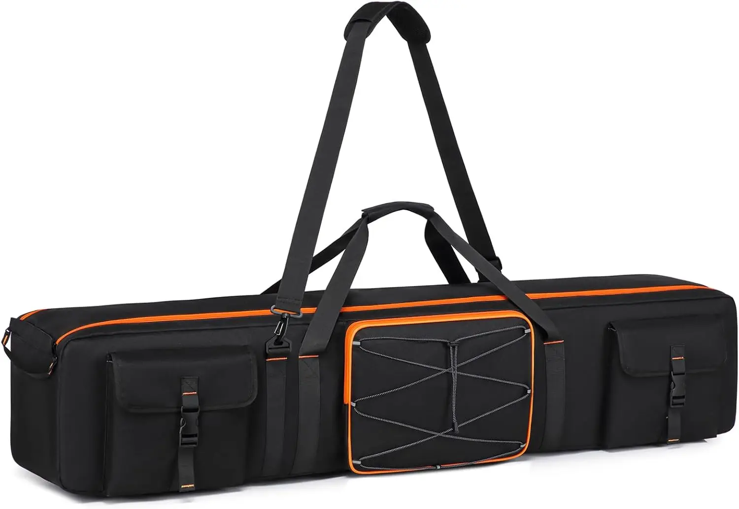 50 Inch Tripod Carrying Case, Heavy Duty Nylon Photography Lighting Kit Bag, Large Equipment Bag with Removable Padding
50 Inch Tripod Carrying Case, Heavy Duty Nylon Photography Lighting Kit Bag, Large Equipment Bag with Removable Padding