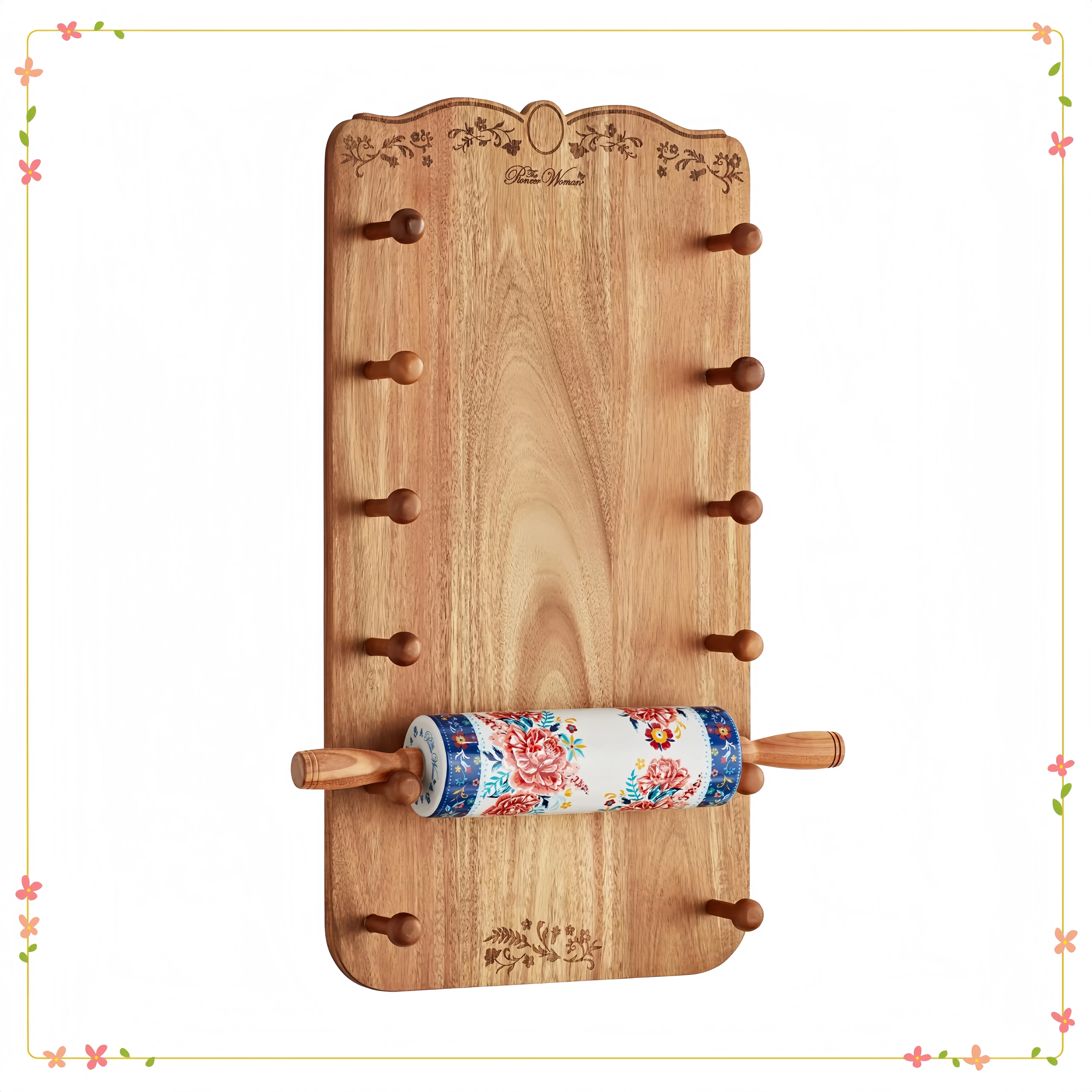 26-Inch Ceramic French Rolling Pin with Holder, Non-Stick Dough Roller for Baking, Pastry & Pie Crust Making 
26-Inch Ceramic French Rolling Pin with Holder, Non-Stick Dough Roller for Baking, Pastry & Pie Crust Making