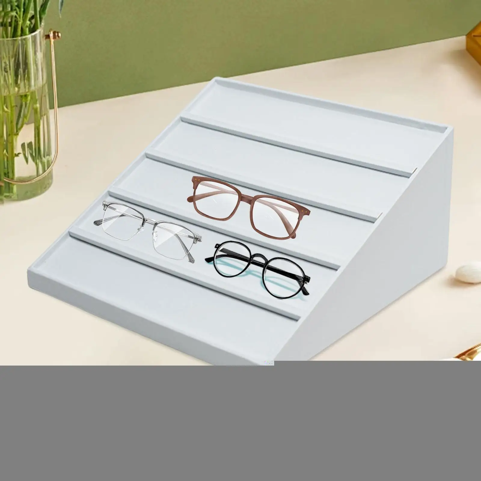 Sunglasses Organizer Multipurpose Eyeglass Eyewear Display Tray Glasses Jewelry Showcase Display Case for Countertop Shop Store
Sunglasses Organizer Multipurpose Eyeglass Eyewear Display Tray Glasses Jewelry Showcase Display Case for Countertop Shop Store